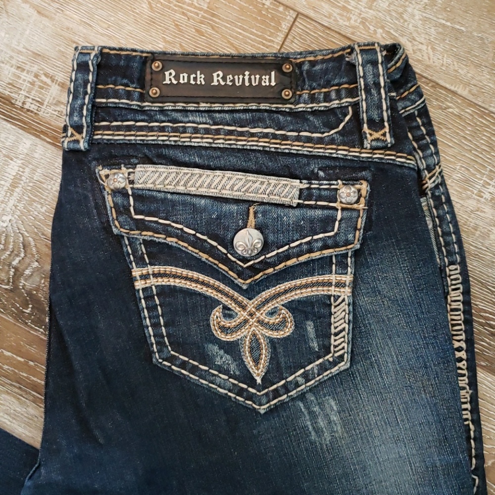 Size 33 easy boot Rock Revival authentic jeans